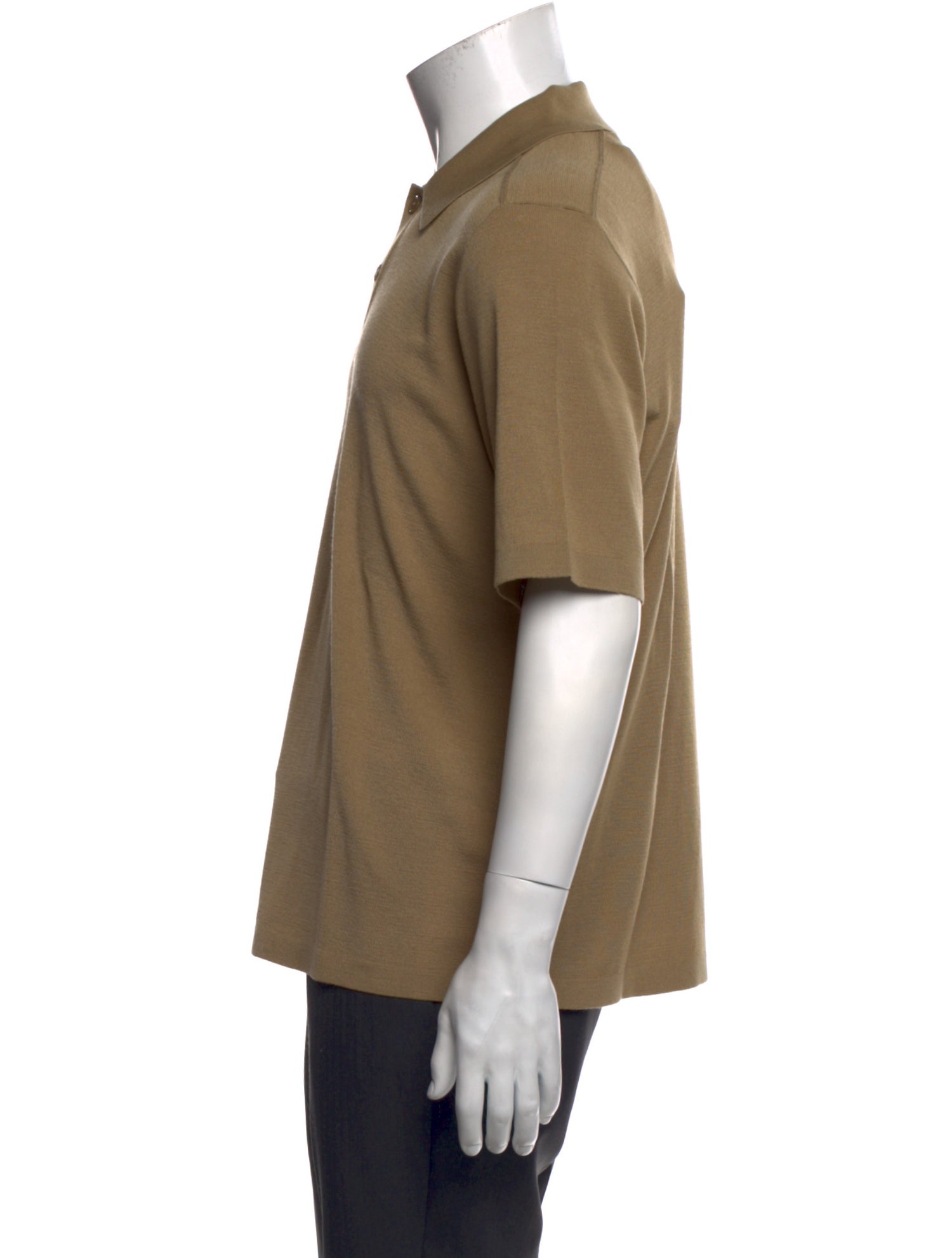 Burberry Wool Collar Polo Shirt w/ Tags