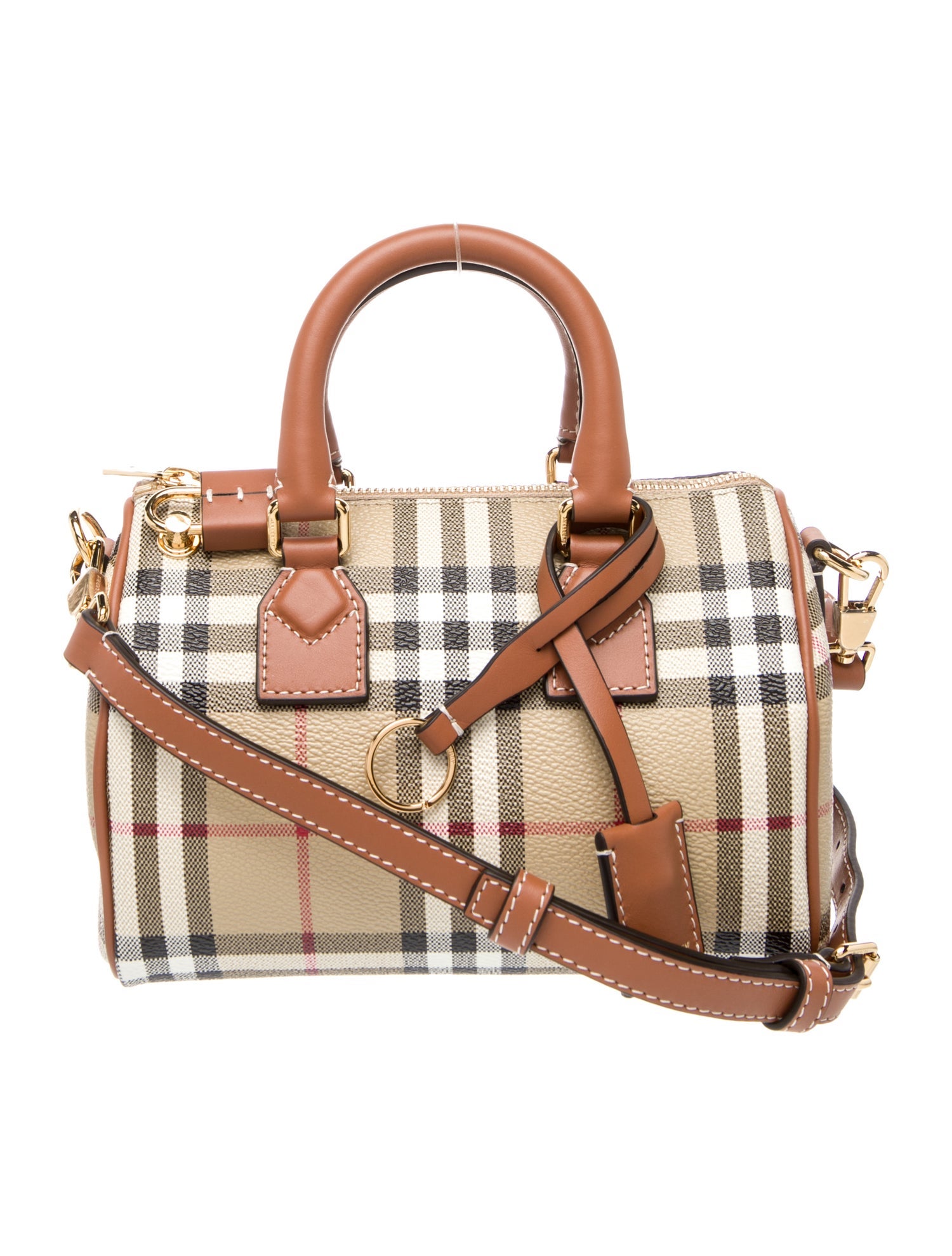 Burberry Check Bowling Bag Mini