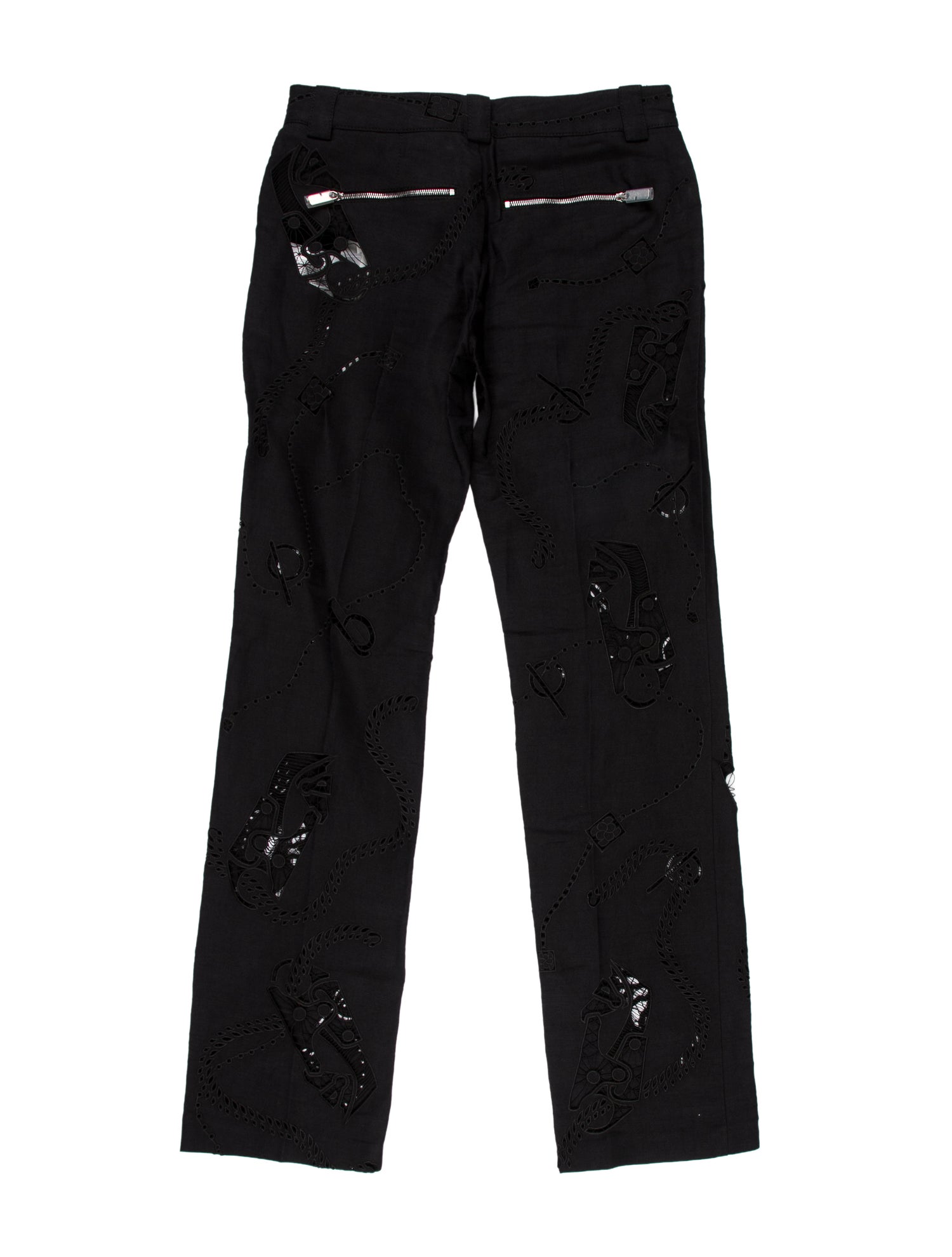 Burberry Printed Straight Leg Pants