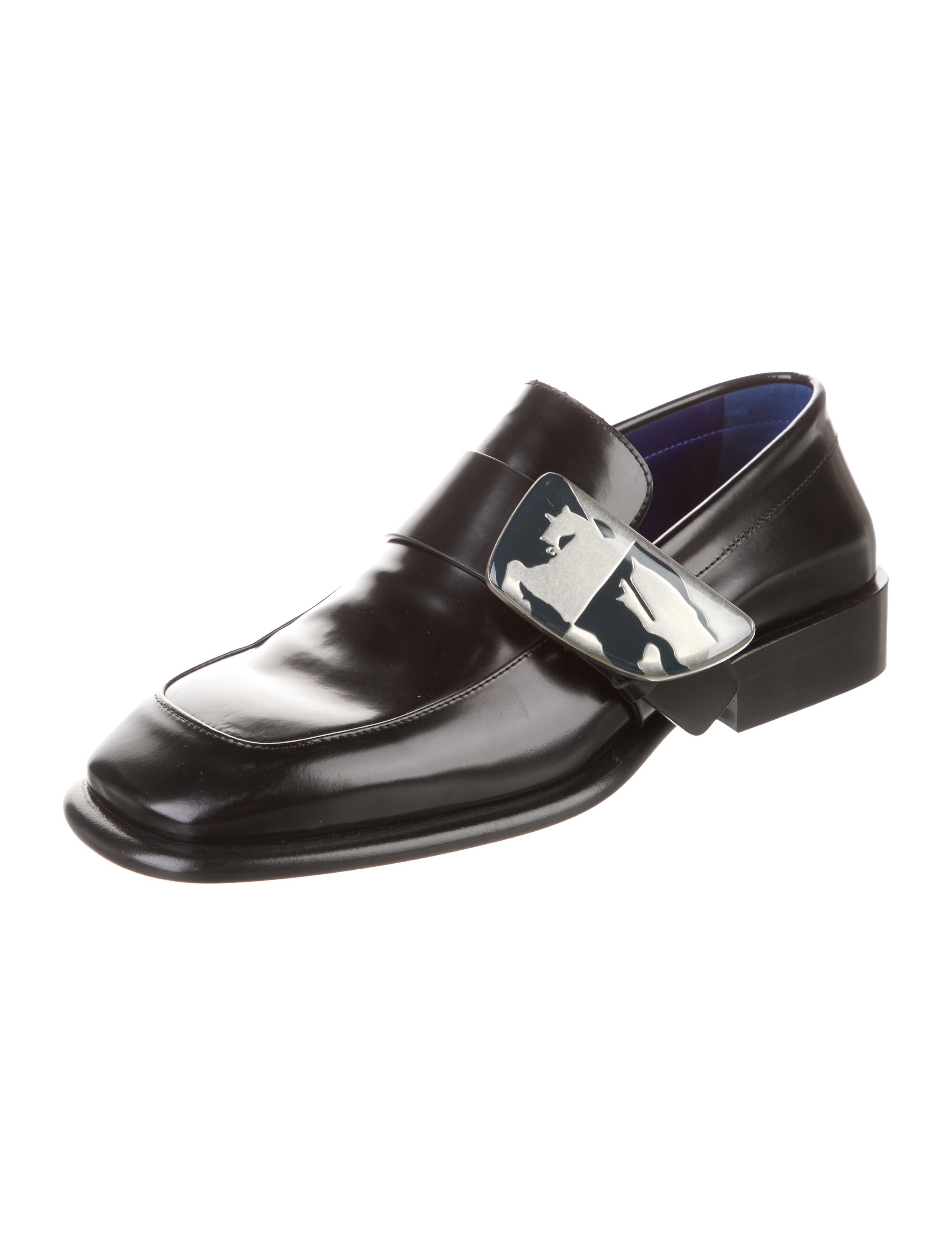 Burberry Patent Leather Loafers