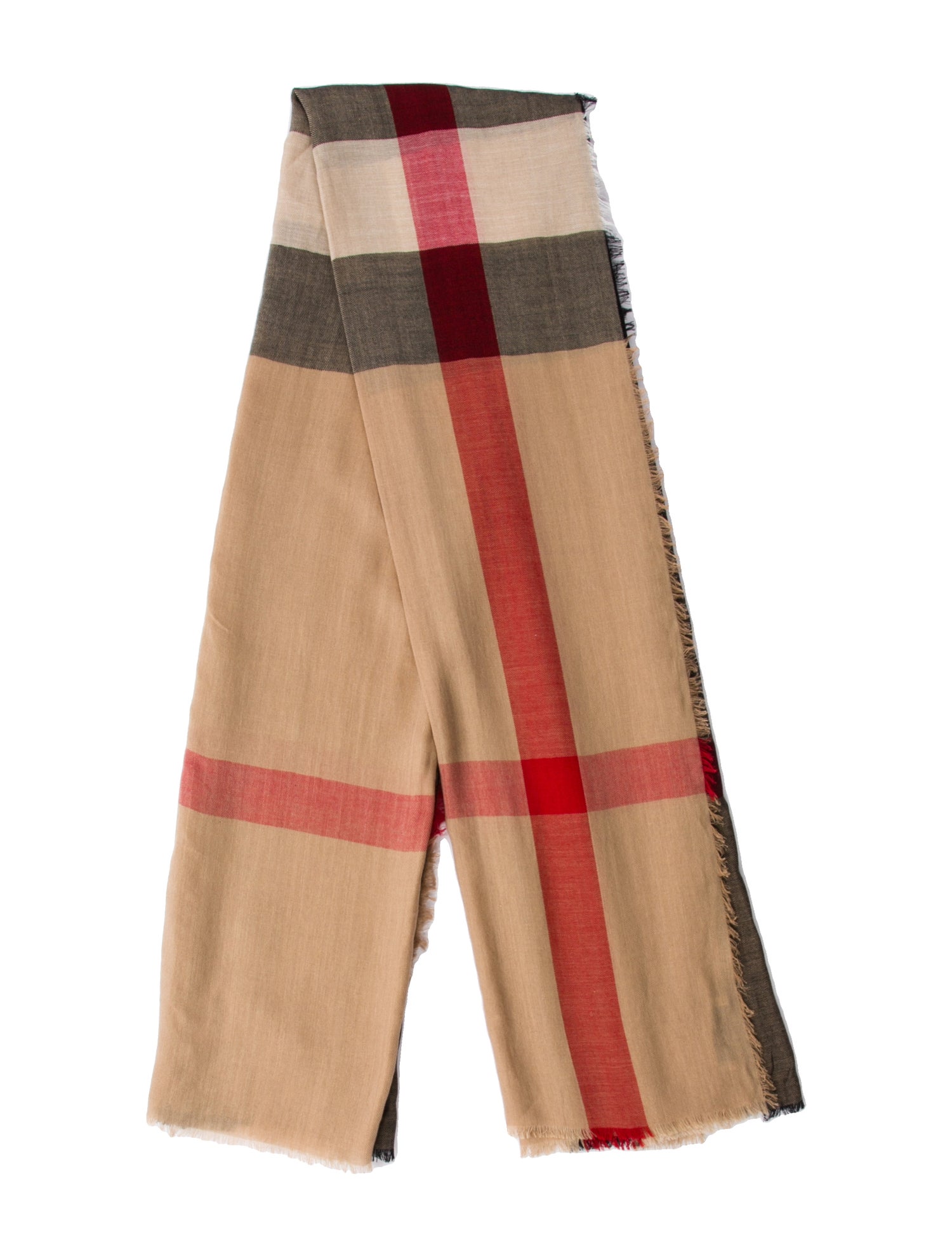 Burberry Silk House Check Pattern Scarf w/ Tags