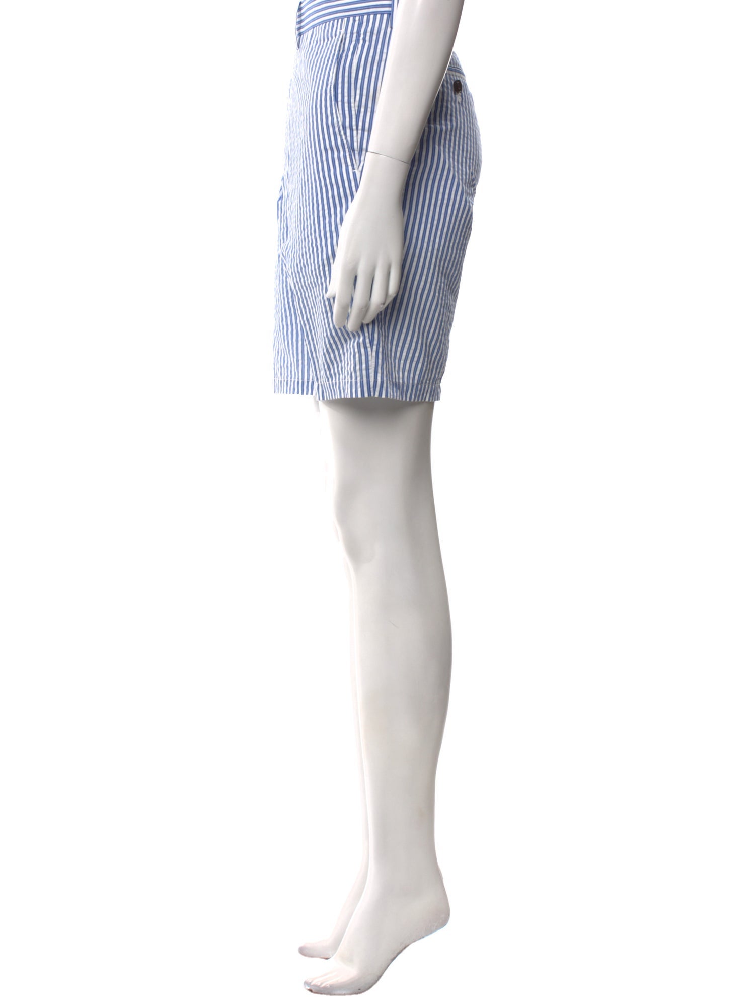 Burberry Striped Flat Front Shorts w/ Tags