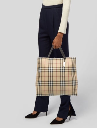 Burberry London Nova Check Tote