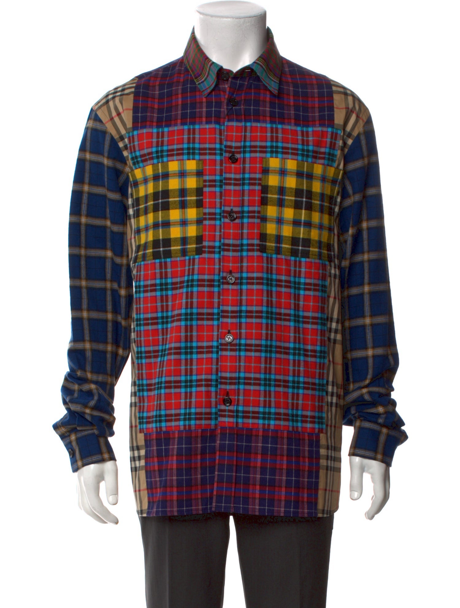 Burberry Nova Check Pattern Long Sleeve Shirt w/ Tags