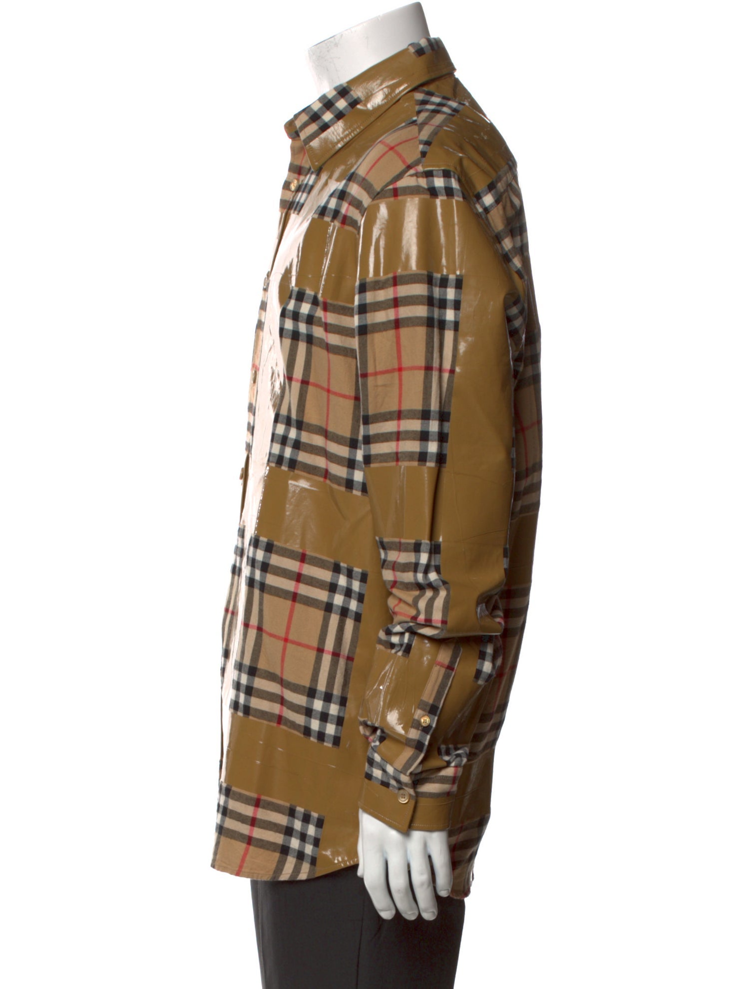 Burberry House Check Pattern Long Sleeve Shirt