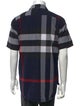 Burberry Plaid Print Short Sleeve Shirt
