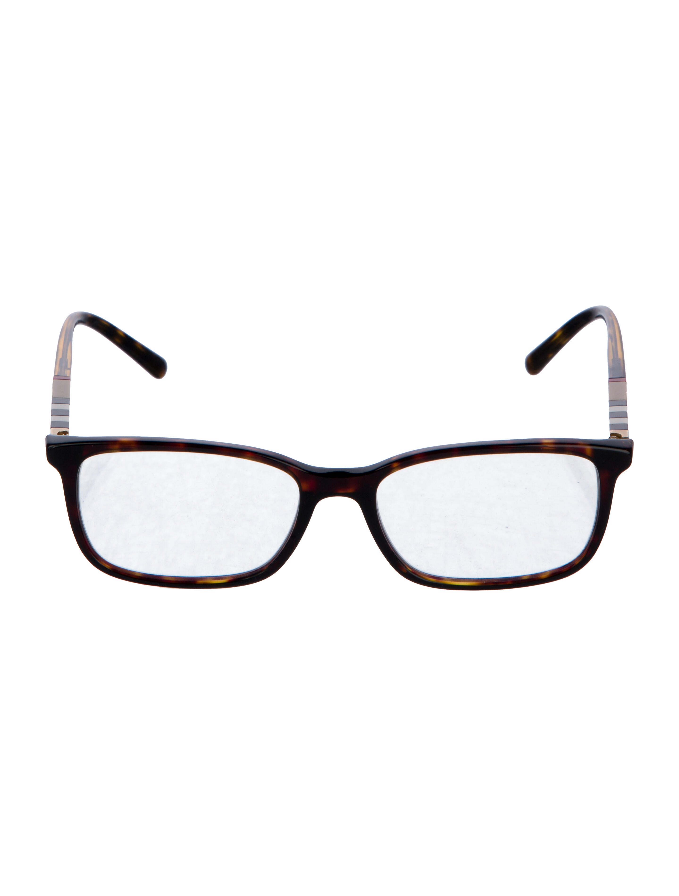 Burberry Nova Check Pattern Square Eyeglasses