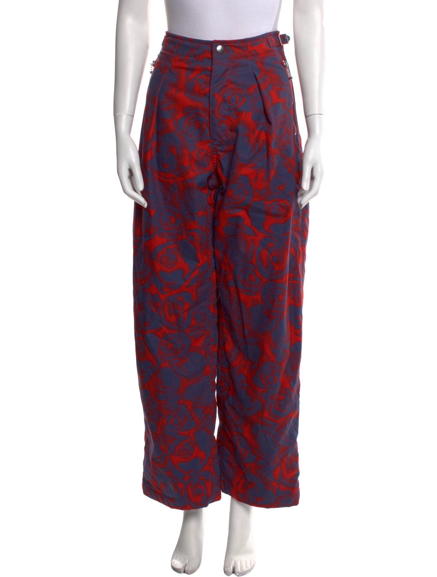 Burberry Printed Wide Leg Pants