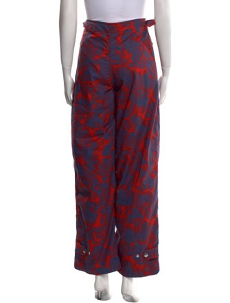 Burberry Printed Wide Leg Pants
