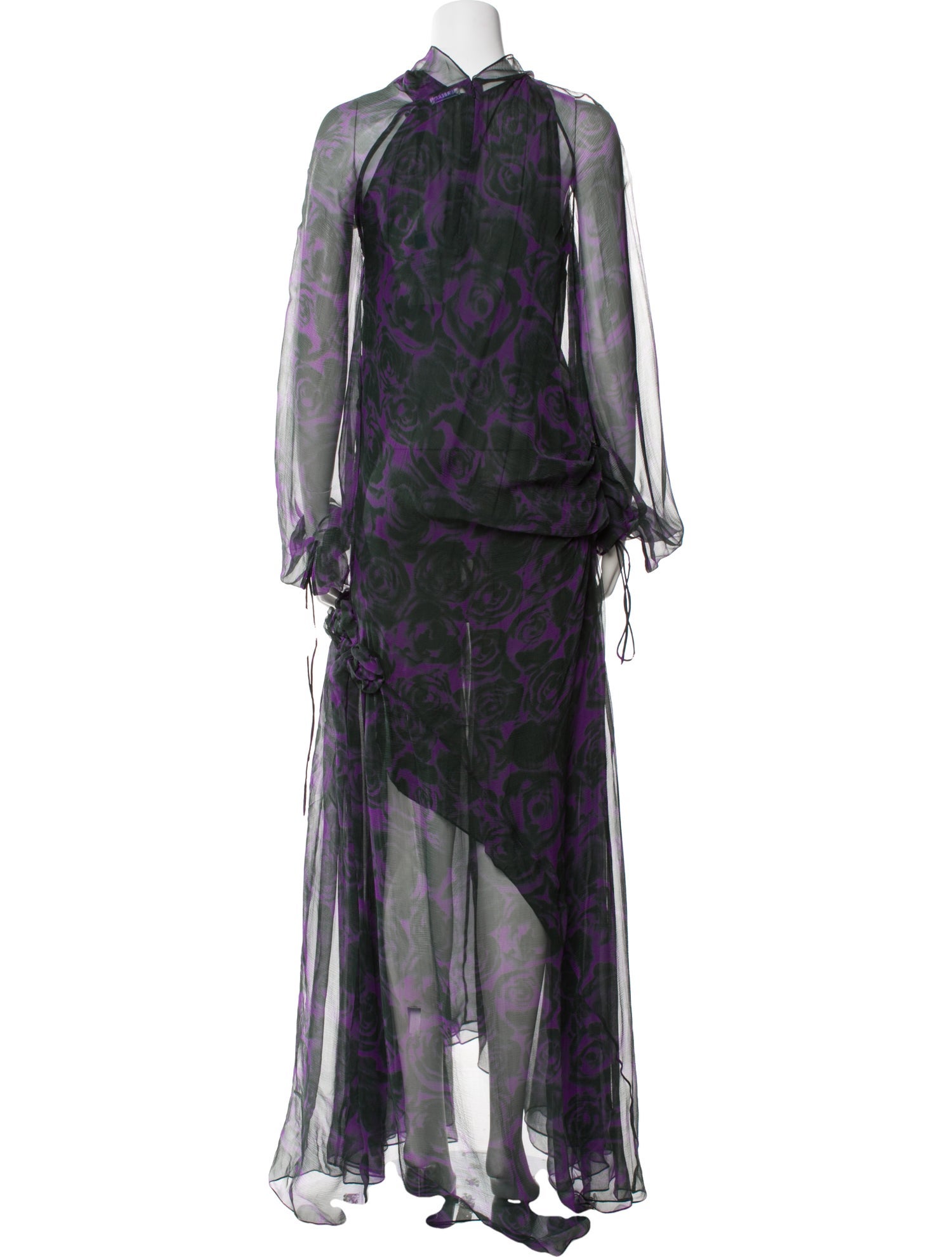 Burberry Silk Long Dress w/ Tags