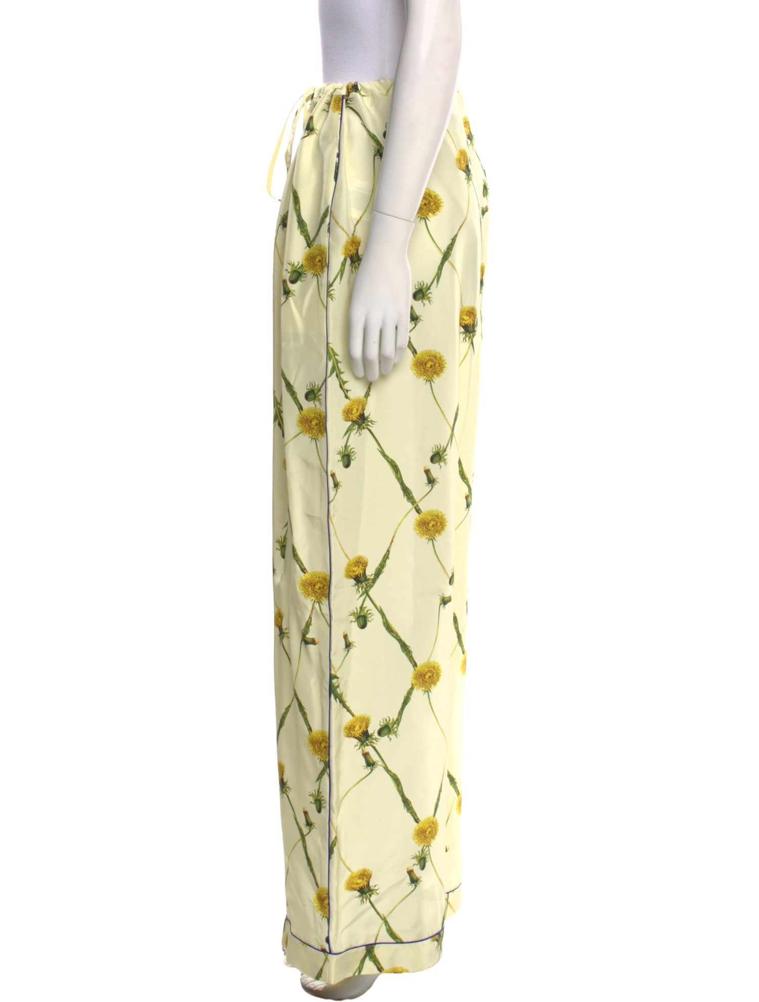 Burberry Silk Wide Leg Pants w/ Tags