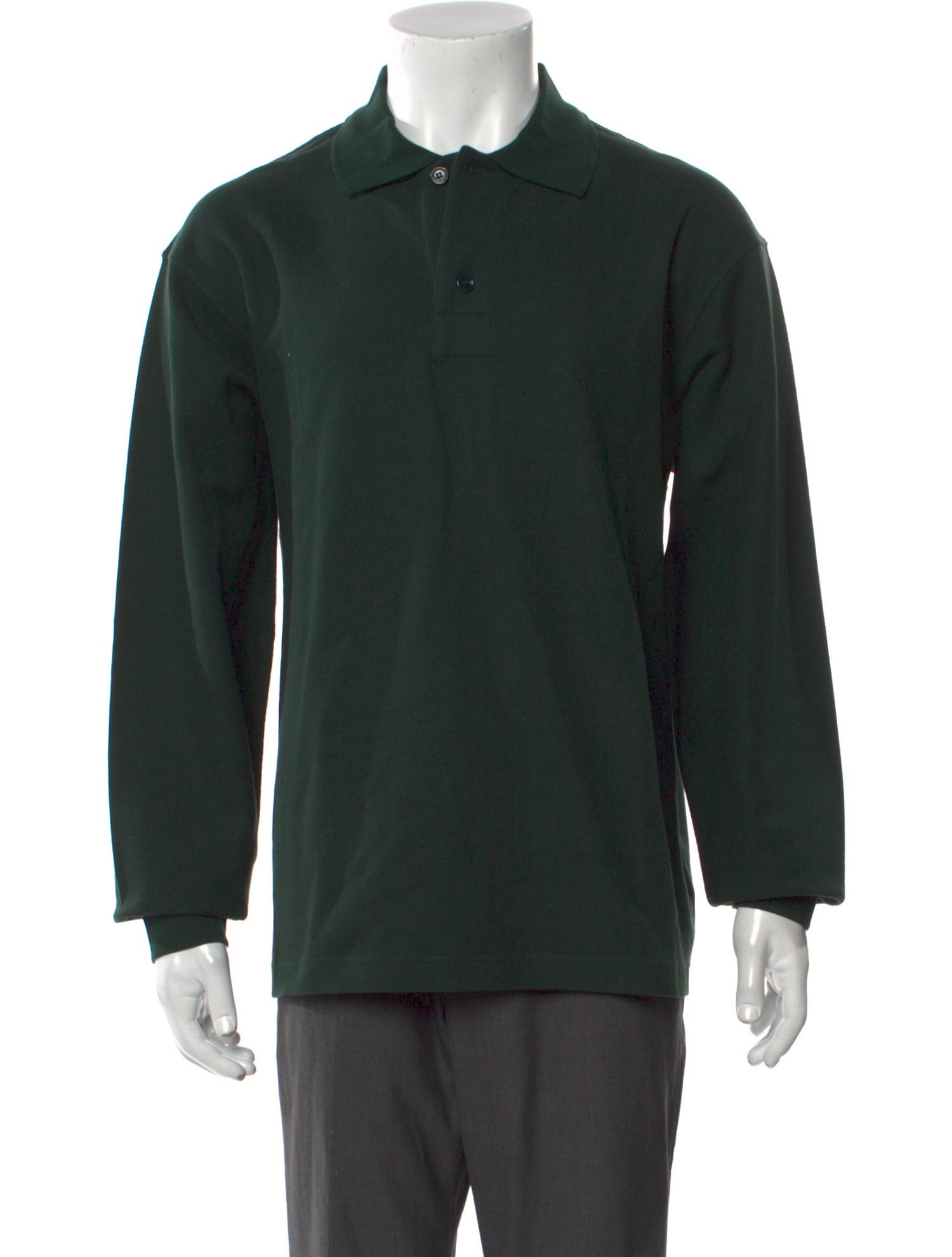 Burberry Collar Long Sleeve Polo Shirt
