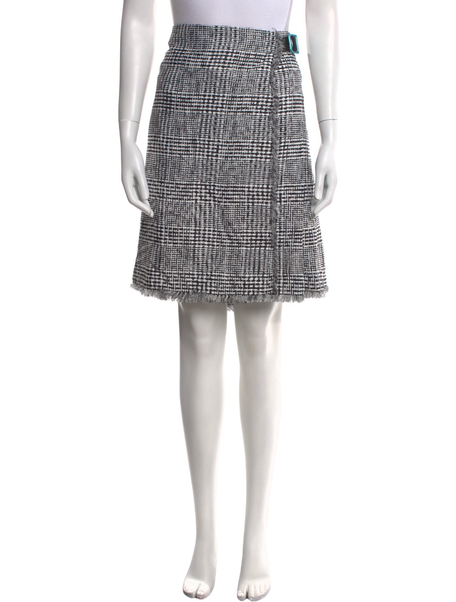 Burberry Plaid Print Knee-Length Skirt w/ Tags