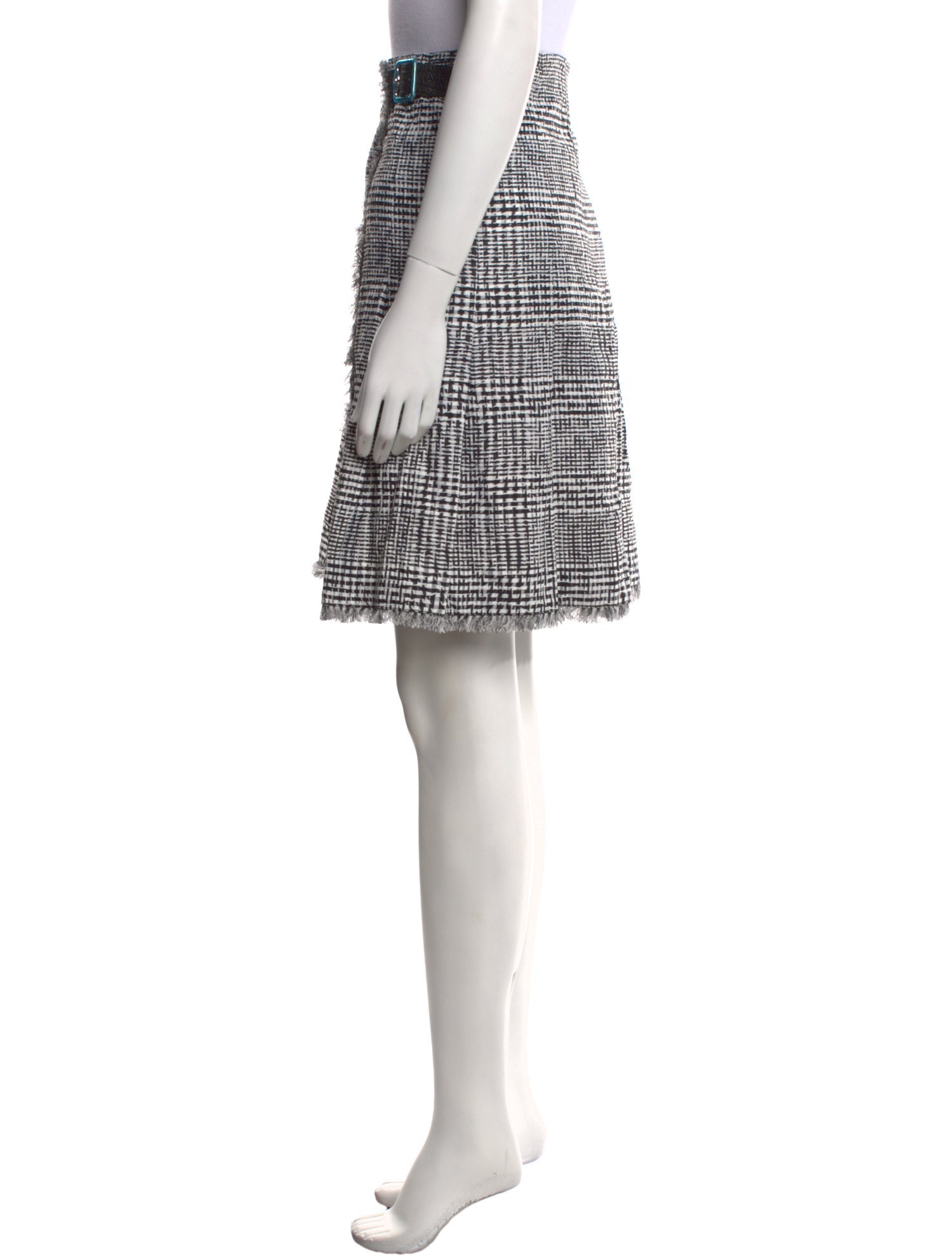 Burberry Plaid Print Knee-Length Skirt w/ Tags