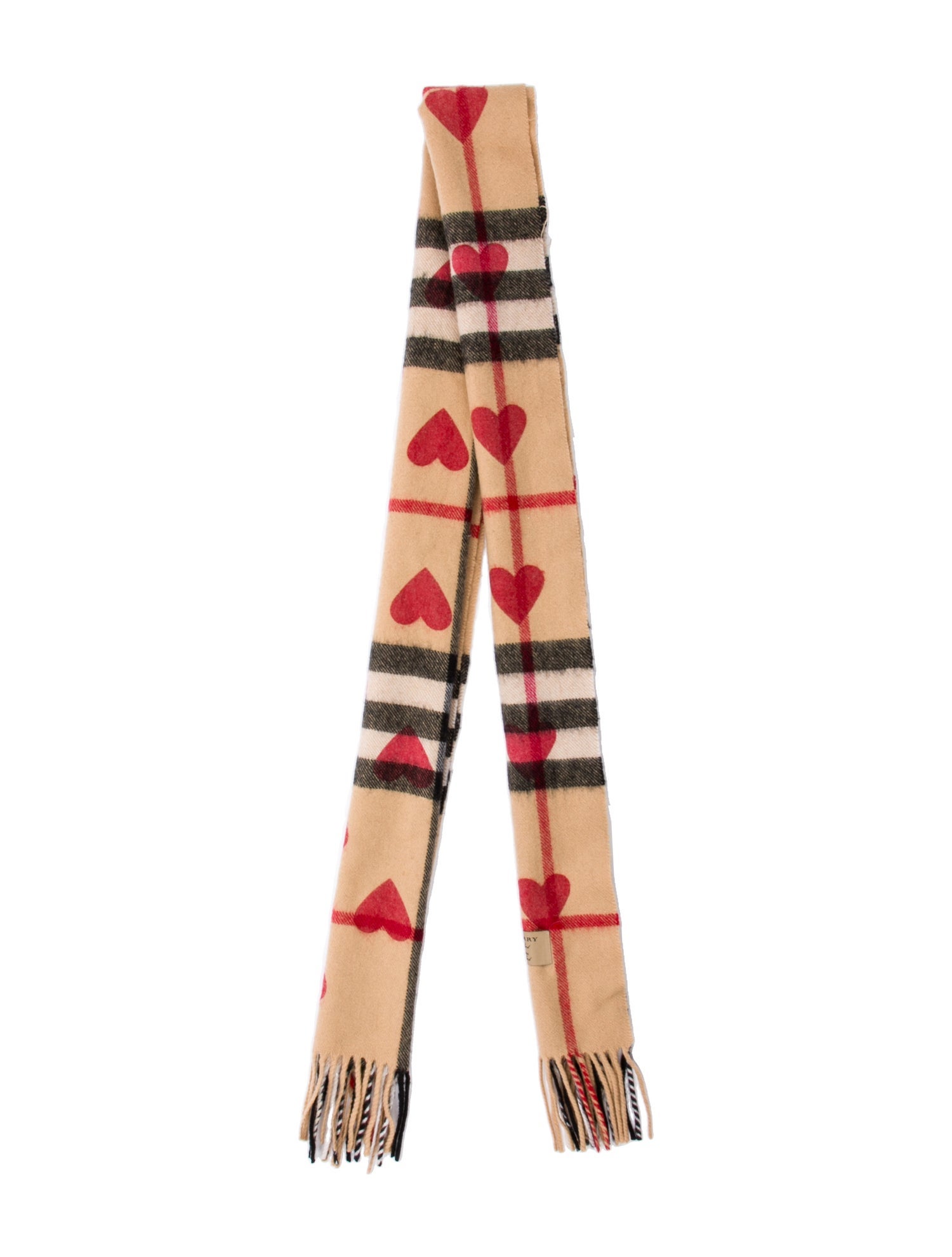 Burberry Cashmere Striped Scarf