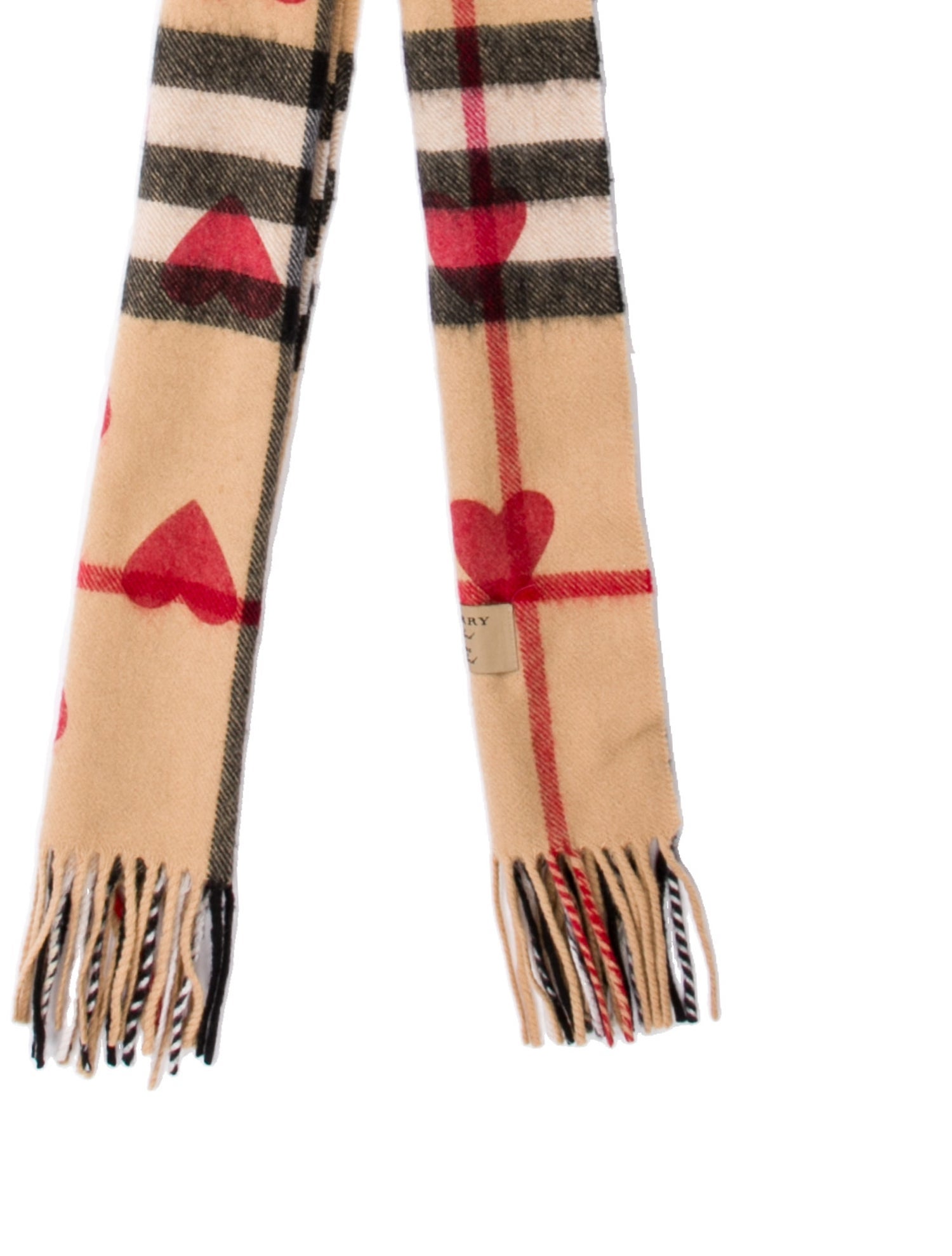 Burberry Cashmere Striped Scarf