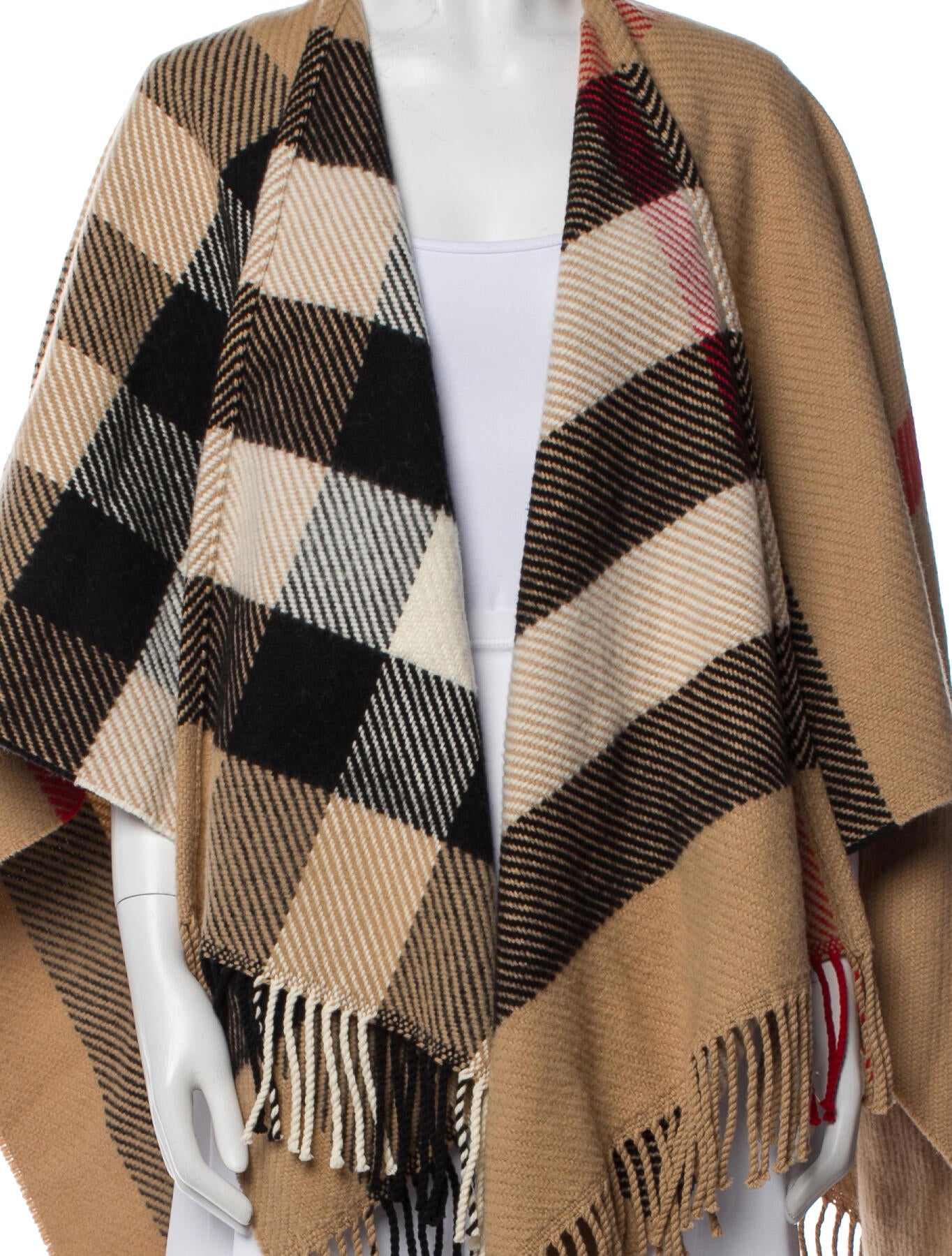 Burberry Wool Striped Shawl