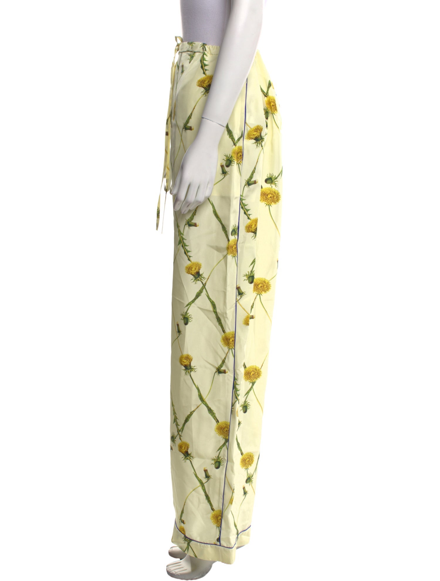 Burberry Silk Wide Leg Pants w/ Tags