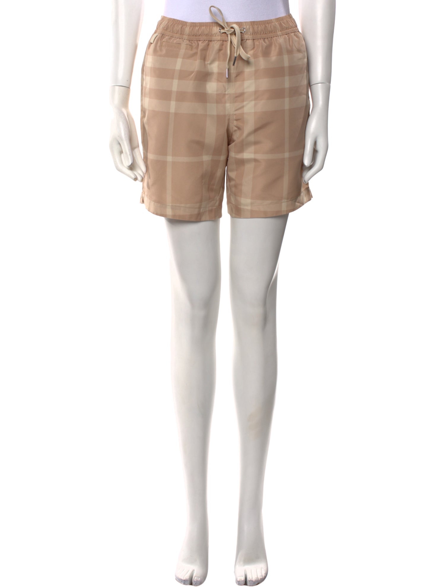 Burberry Plaid Print Swim Trunks w/ Tags