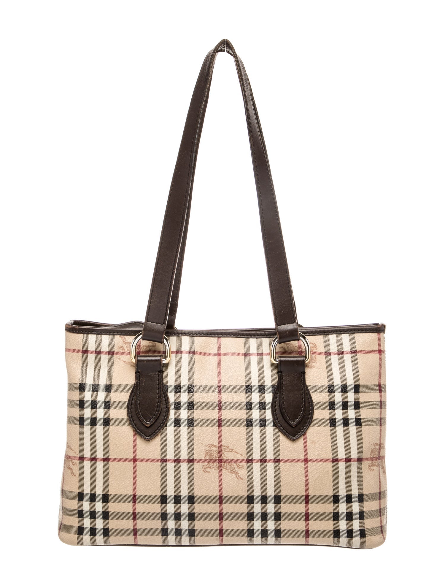 Burberry Haymarket Check Shoulder Bag
