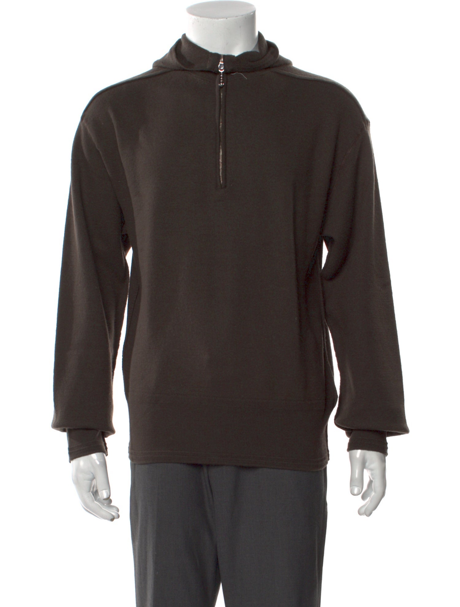 Burberry Wool Mock Neck Polo Sweater w/ Tags