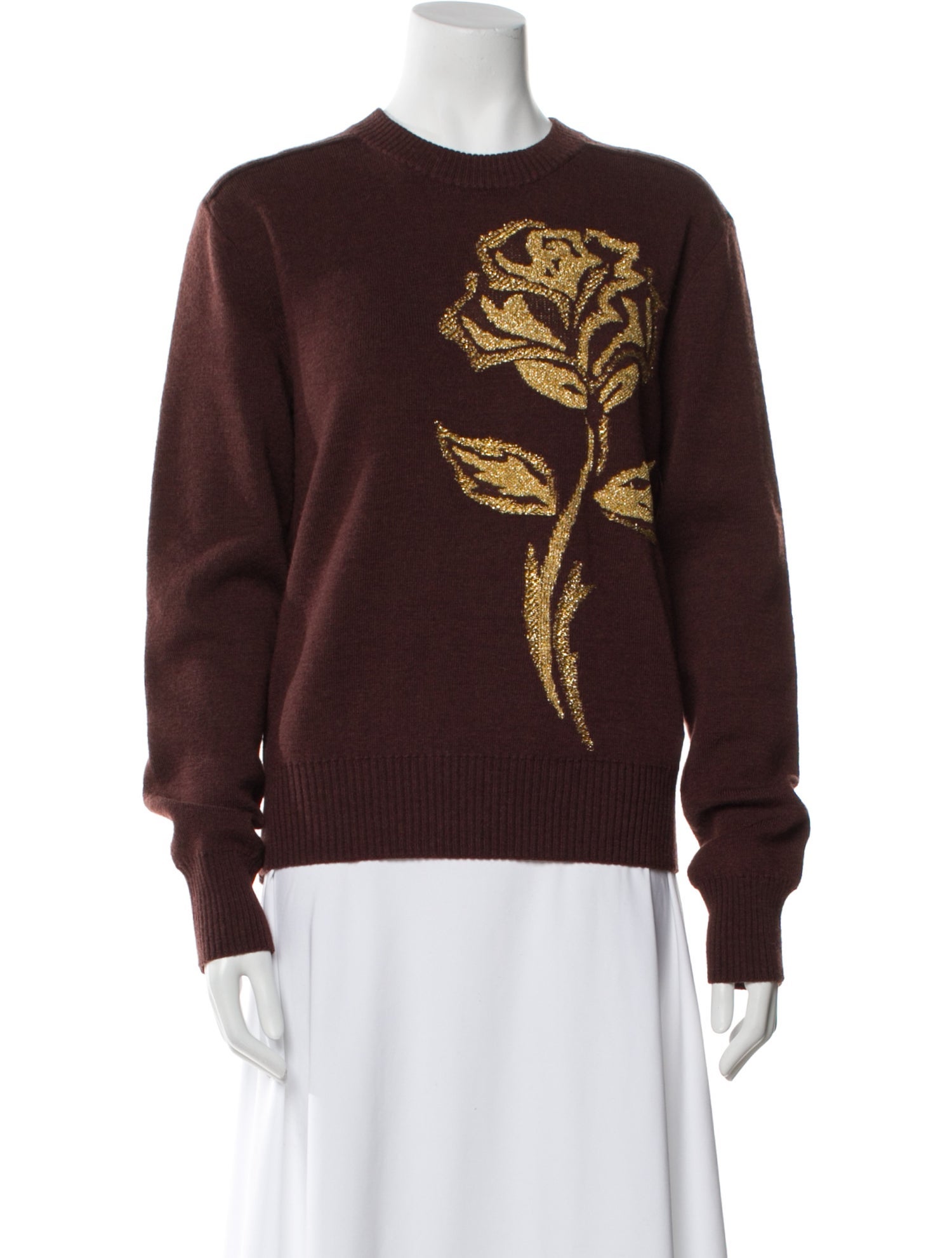 Burberry Wool Graphic Print Sweater