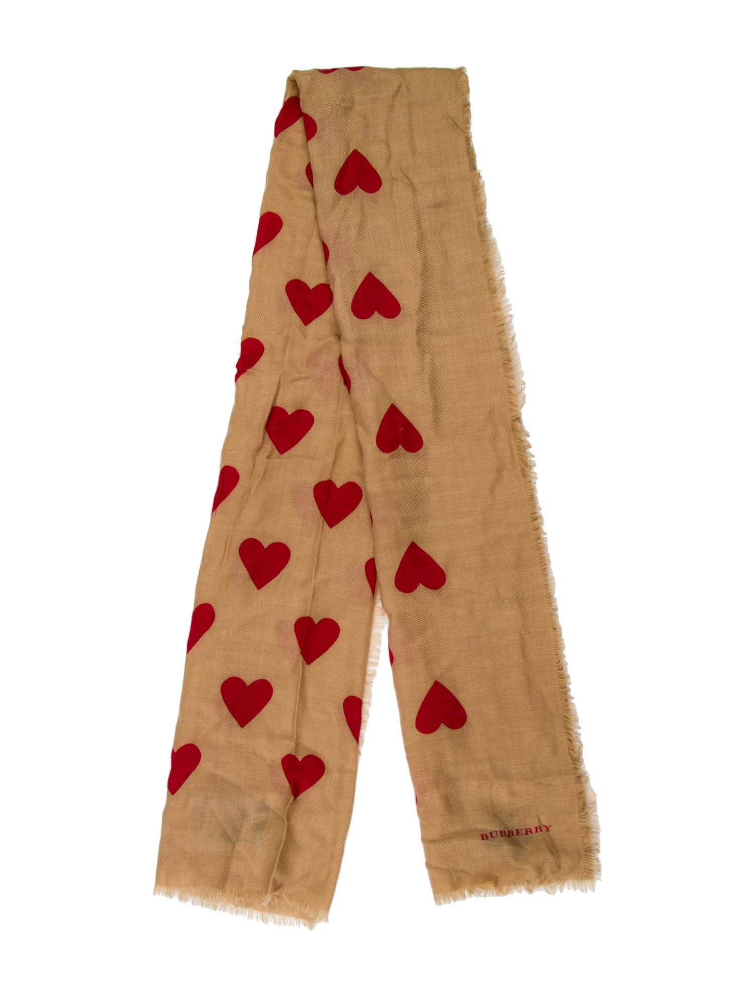 Burberry Cashmere Printed Scarf