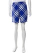 Burberry Plaid Print Swim Trunks