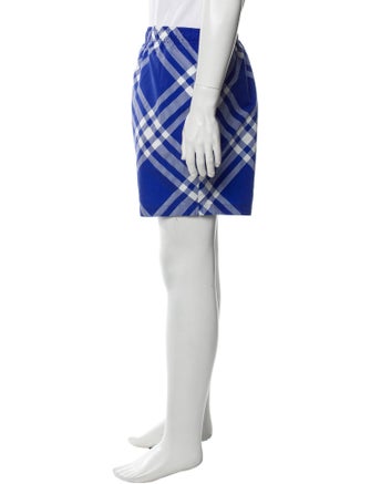 Burberry Plaid Print Swim Trunks