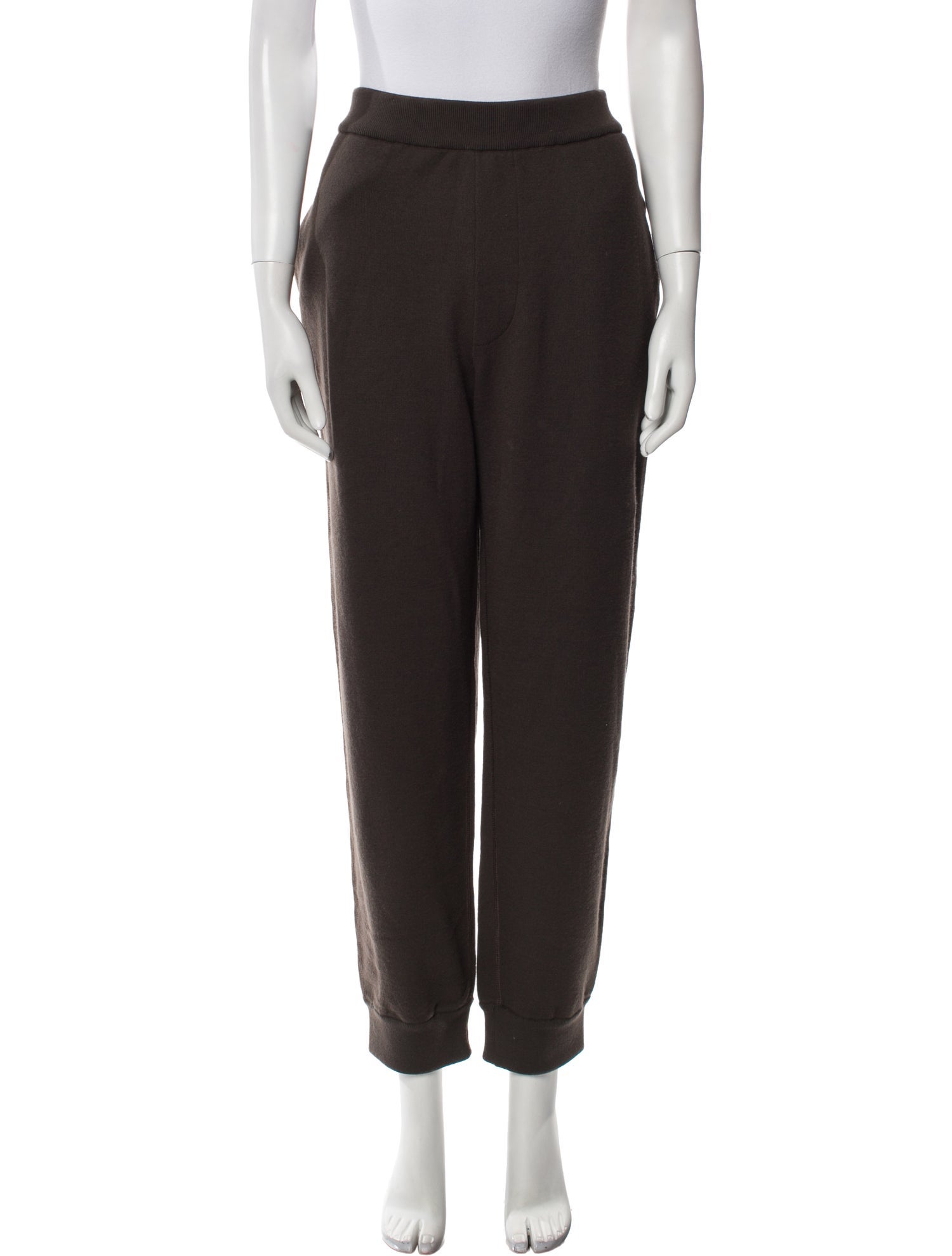 Burberry Wool Embroidered Accent Sweatpants