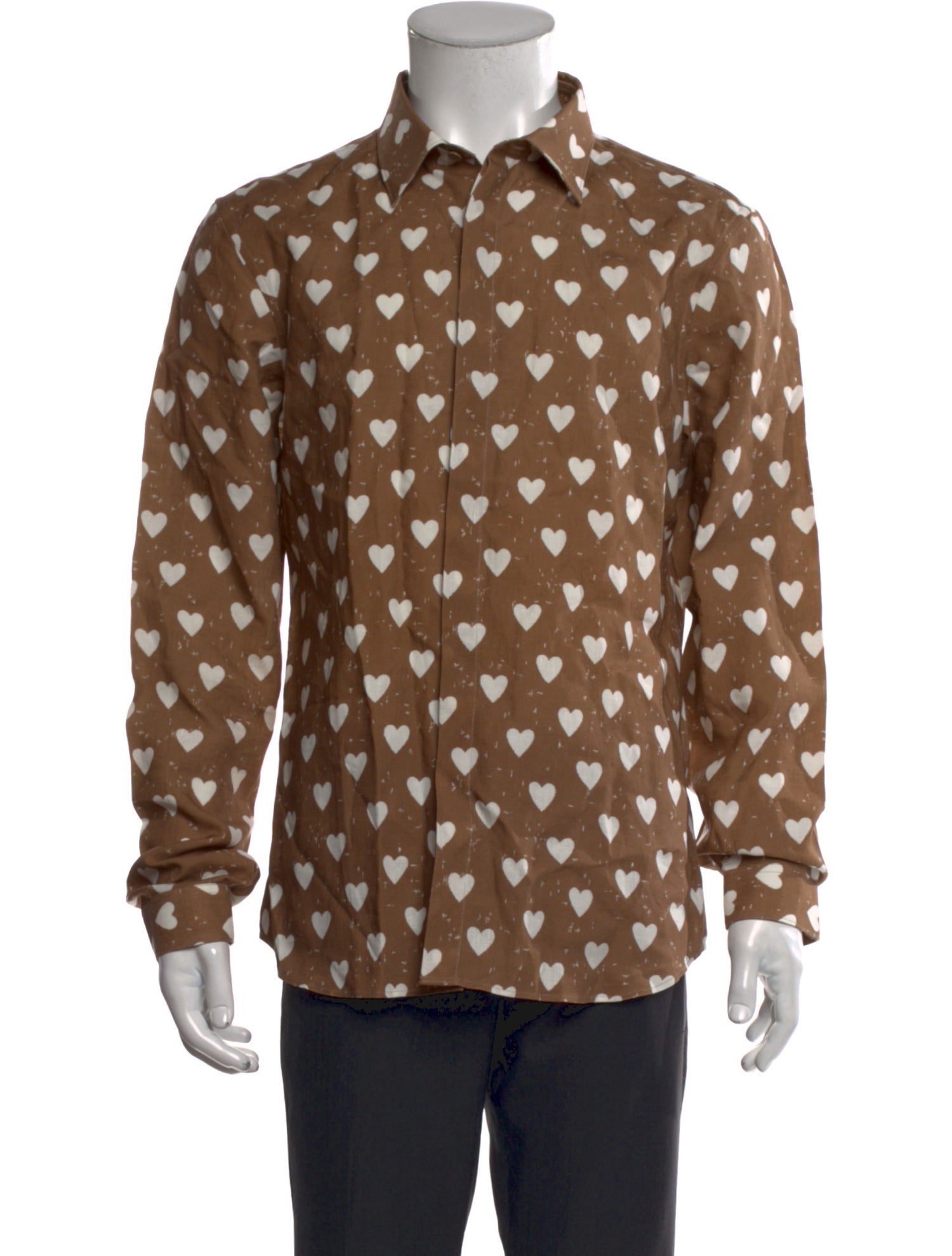 Burberry Linen Printed Western Shirt