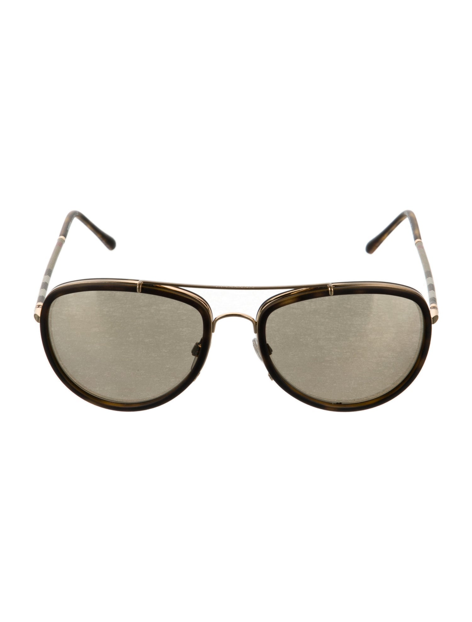 Burberry Aviator Tinted Sunglasses