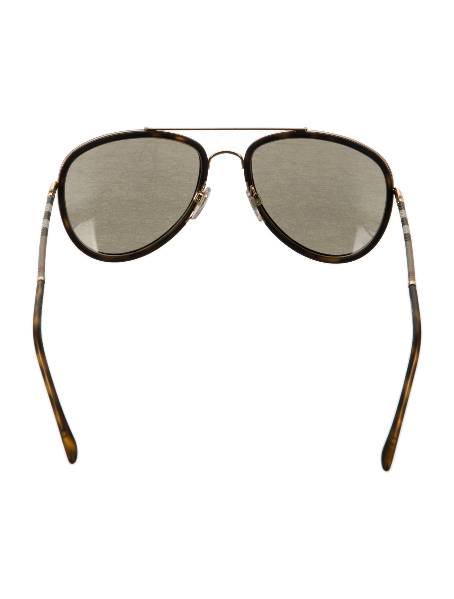 Burberry Aviator Tinted Sunglasses