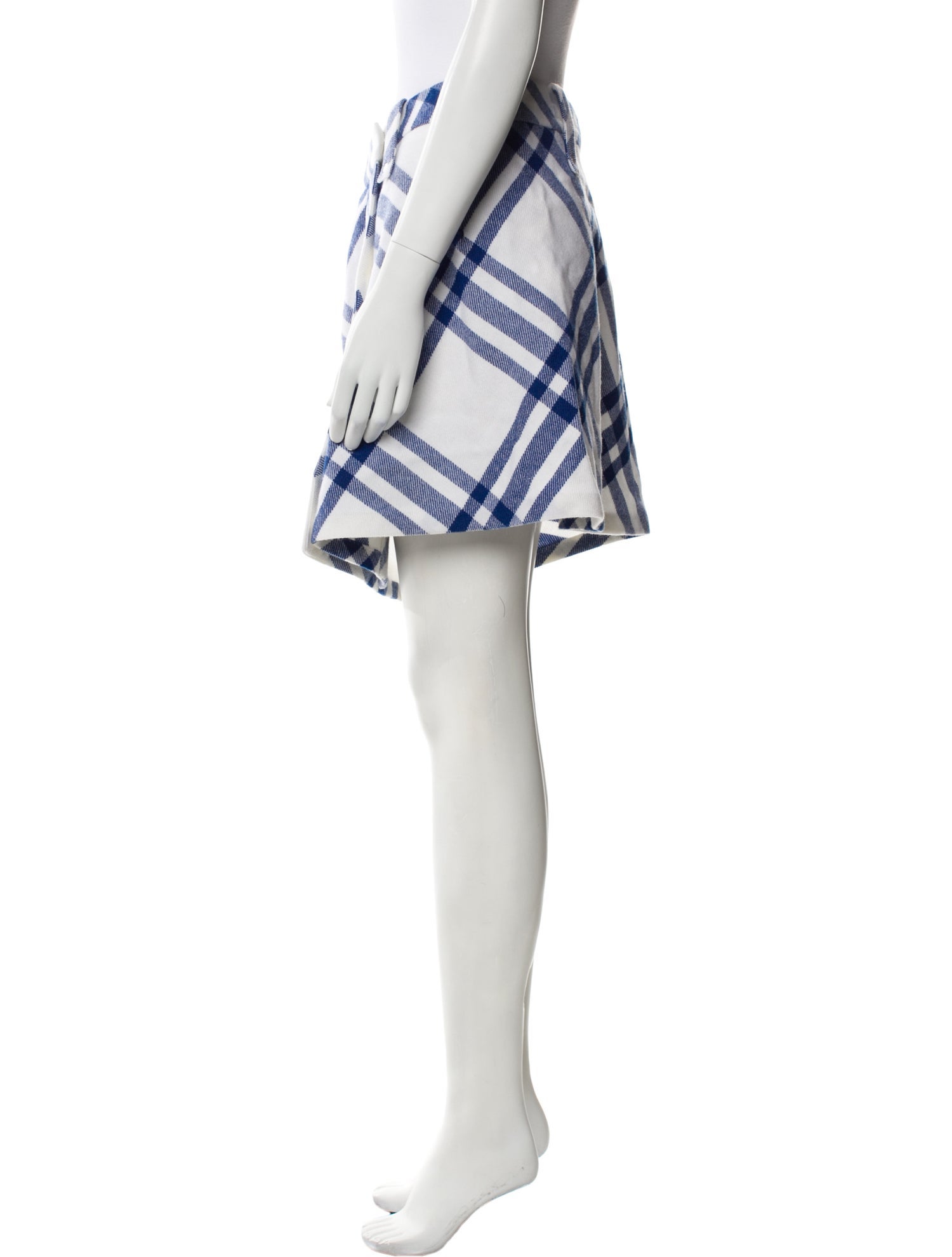 Burberry Wool Mini Skirt