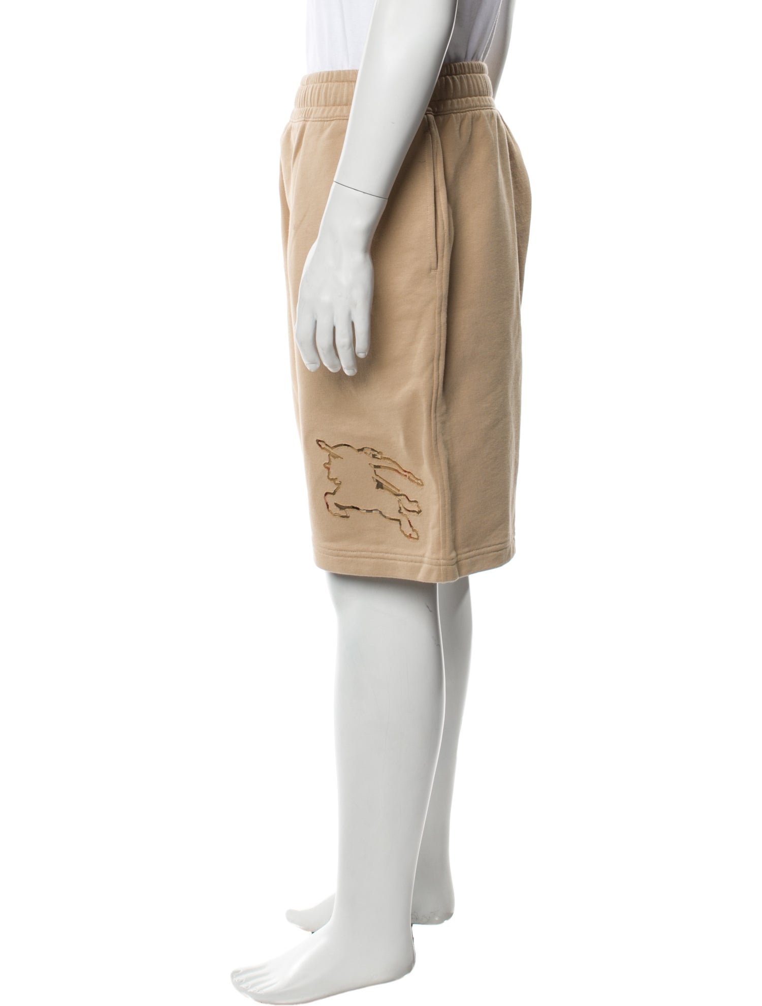 Burberry Nova Check Pattern Jogger Shorts w/ Tags