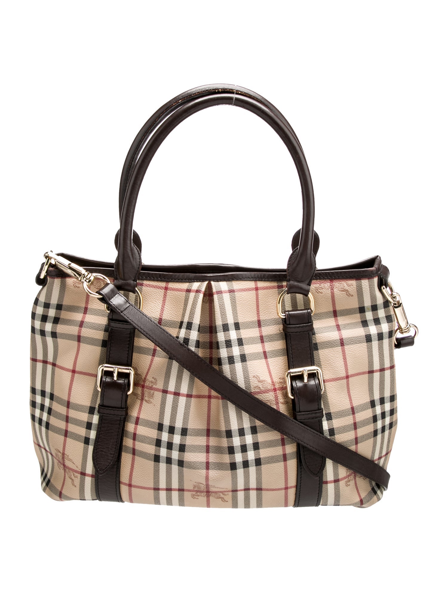 Burberry Prorsum Haymarket Check Shoulder Bag