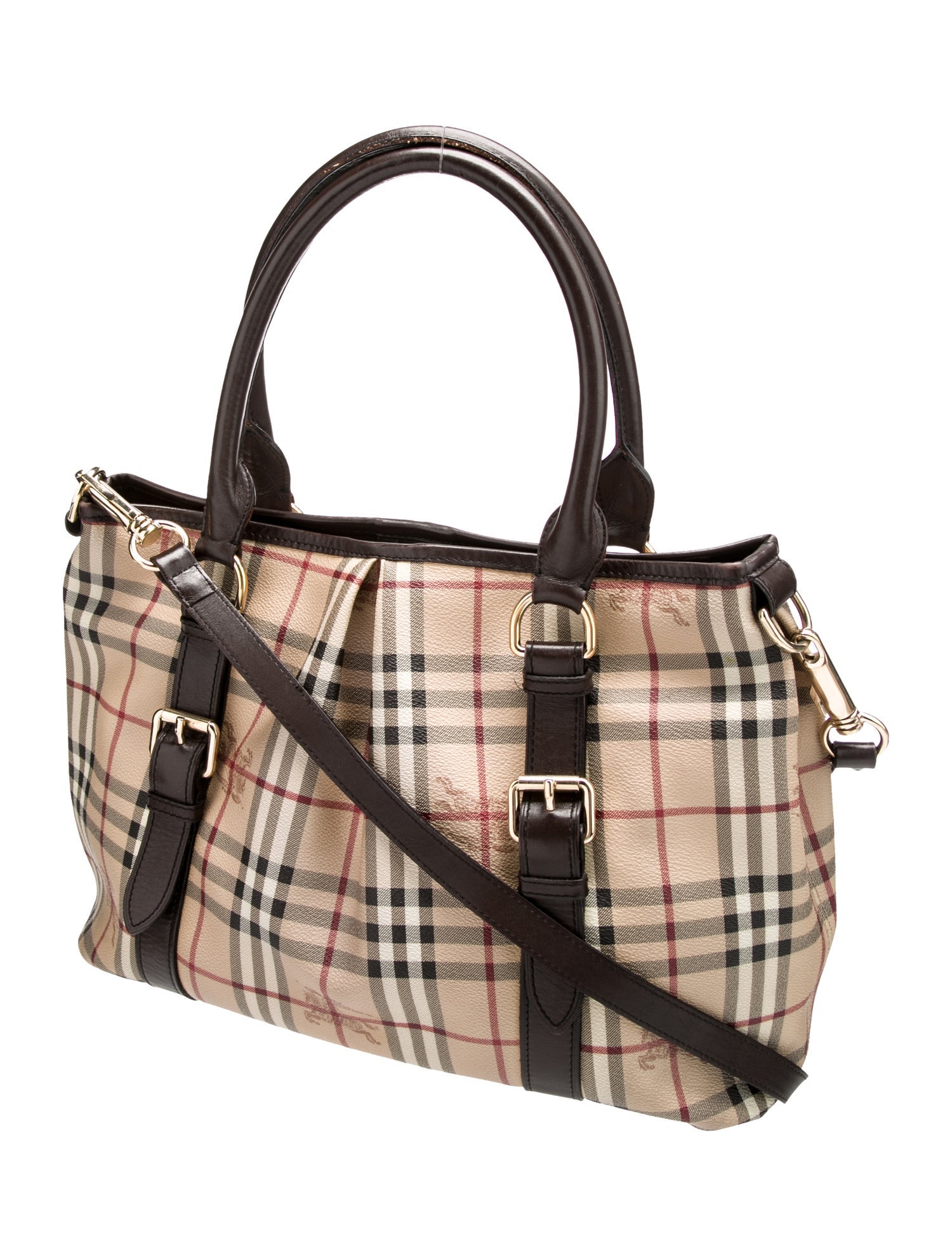 Burberry Prorsum Haymarket Check Shoulder Bag