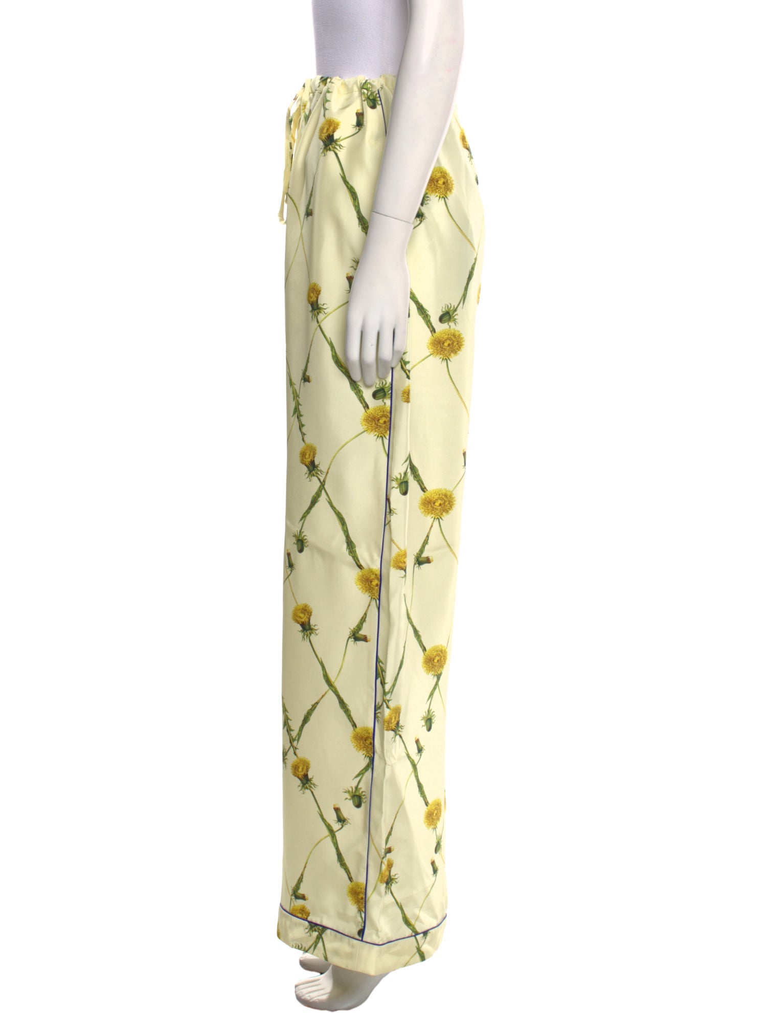 Burberry Silk Wide Leg Pants w/ Tags