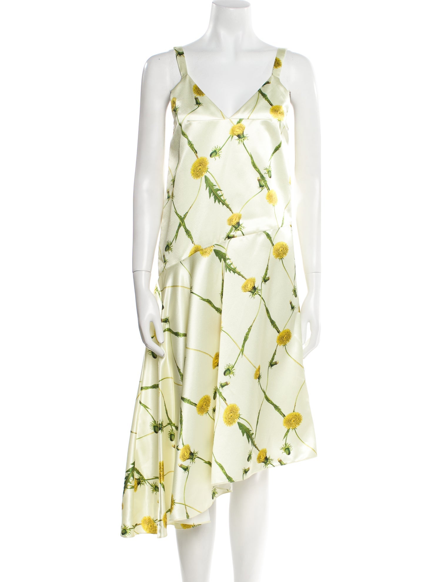 Burberry Silk Midi Length Dress w/ Tags