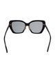Burberry Beat Check Pattern Oversize Sunglasses