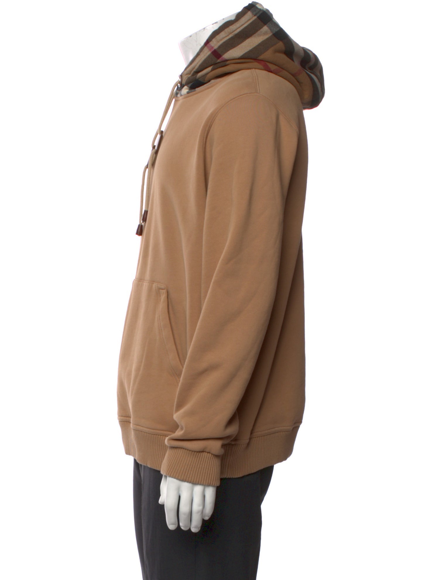 Burberry Exploded Check Pattern Crew Neck Hoodie