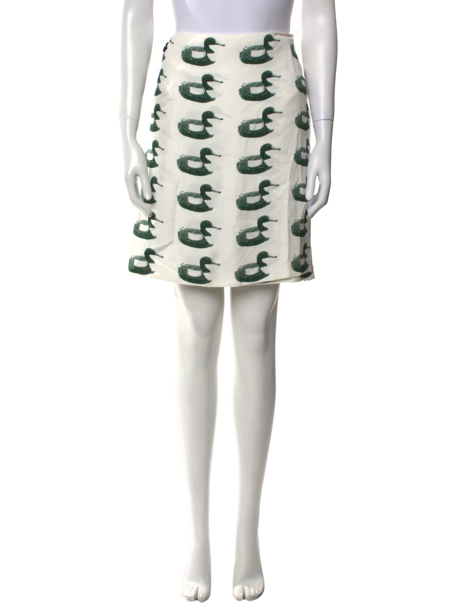 Burberry Printed Knee-Length Skirt