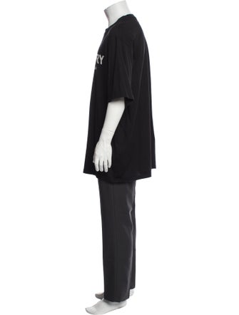 Burberry Graphic Print Crew Neck T-Shirt