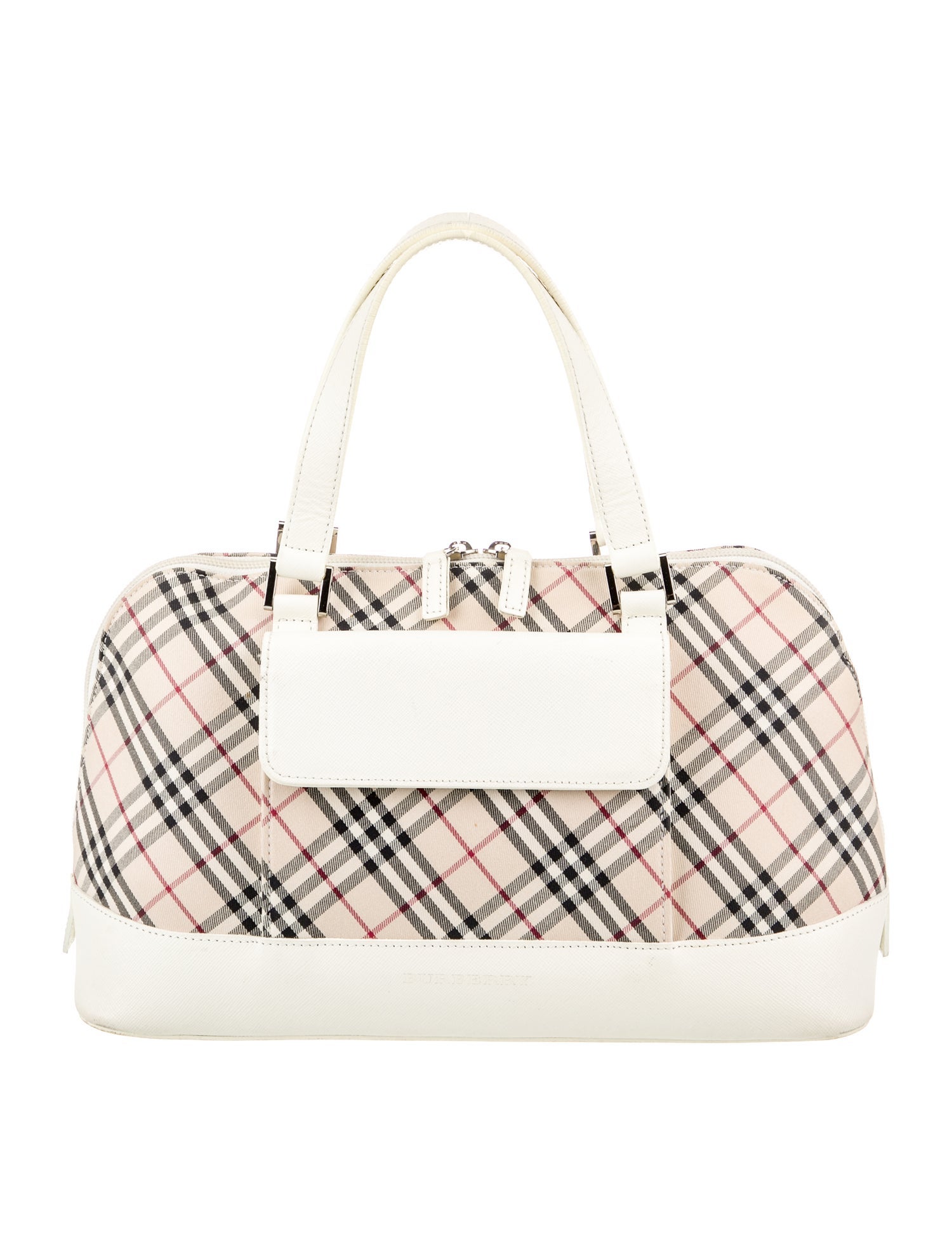 Burberry Canvas Top Handle Bag