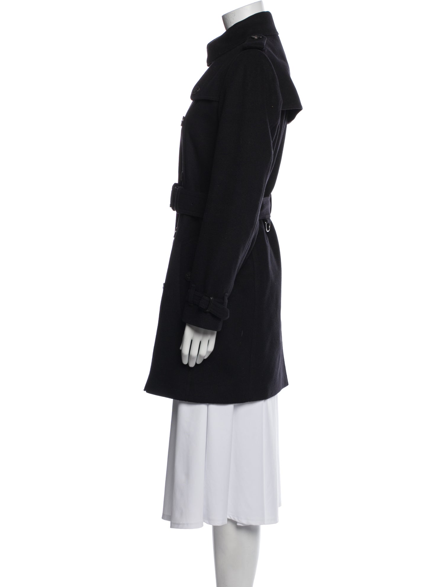 Burberry London Virgin Wool Trench Coat