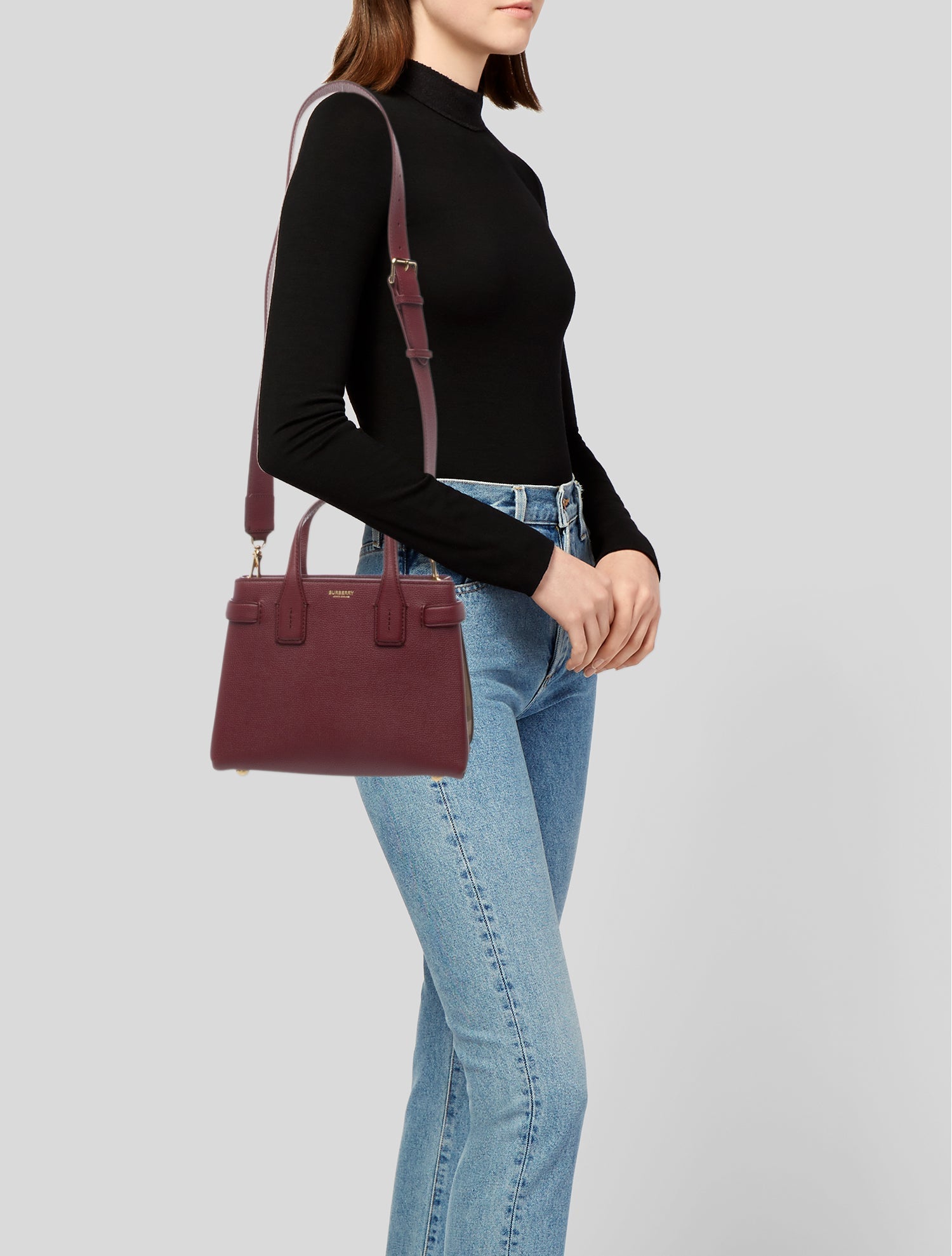 Burberry Leather Banner Small