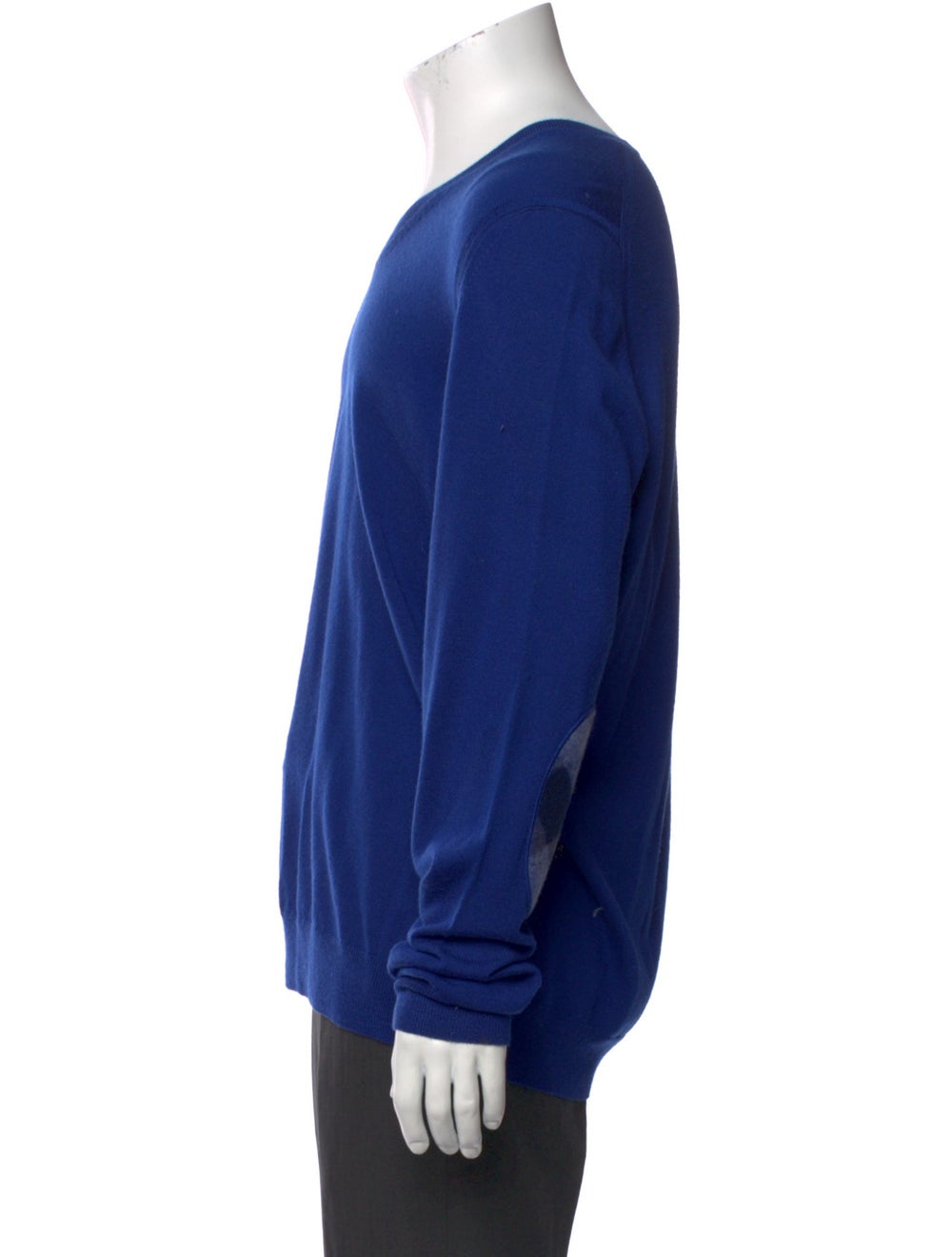 Burberry Pullover Blue Exploded Check Pattern Lon… - image 2