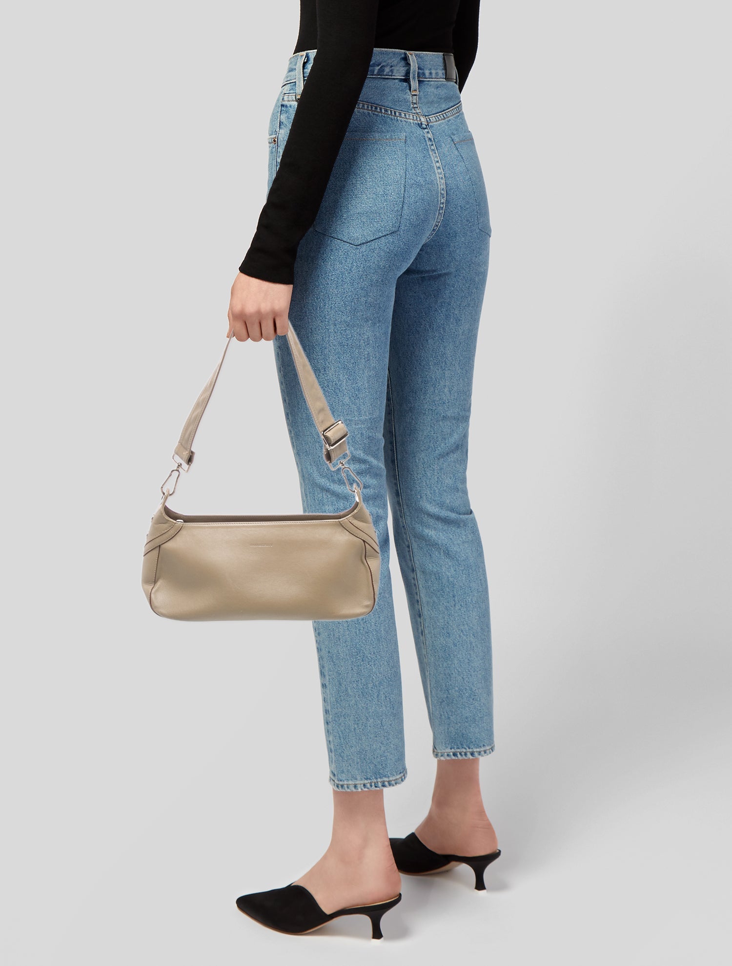 Burberry London Leather Shoulder Bag