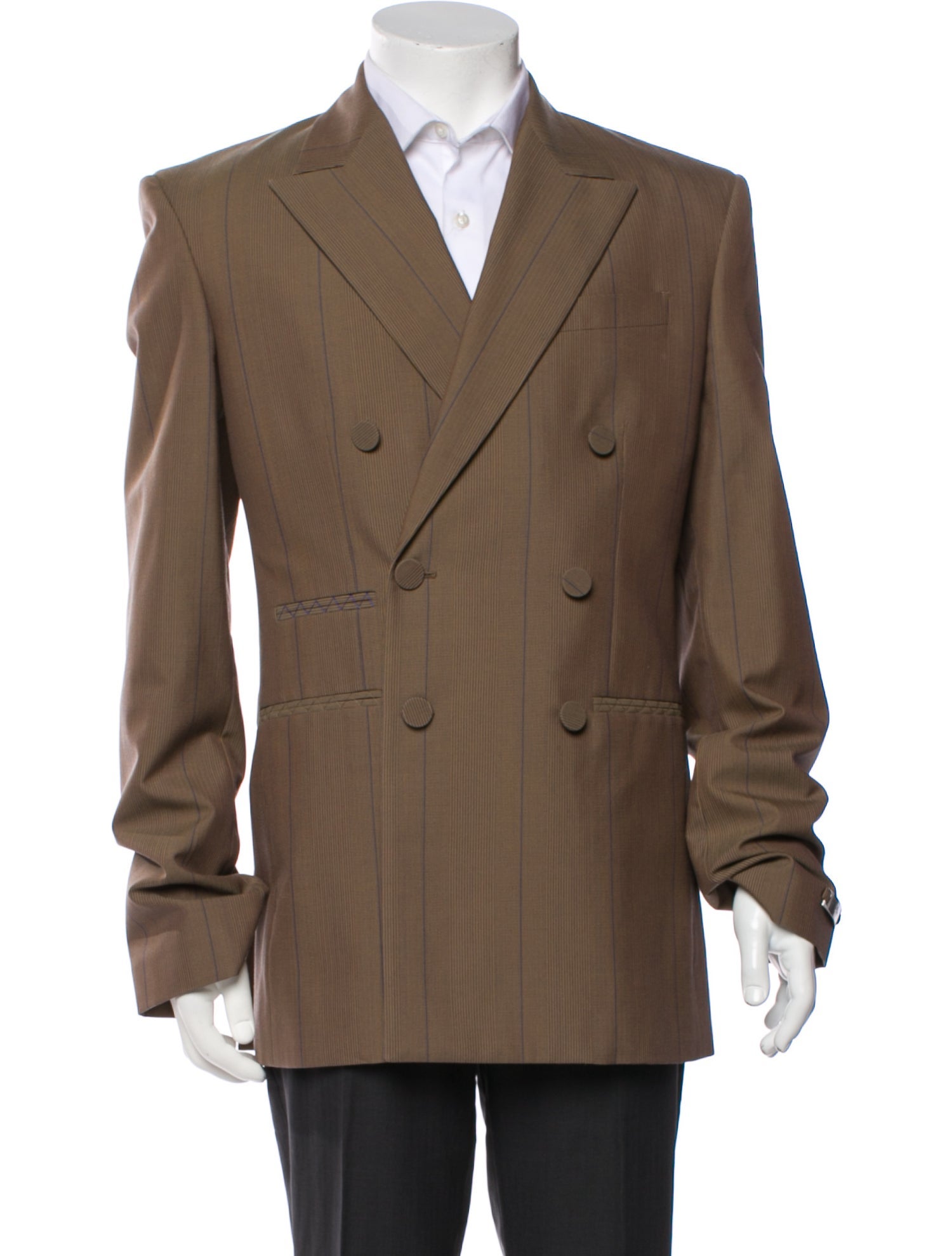 Burberry Wool Striped Blazer