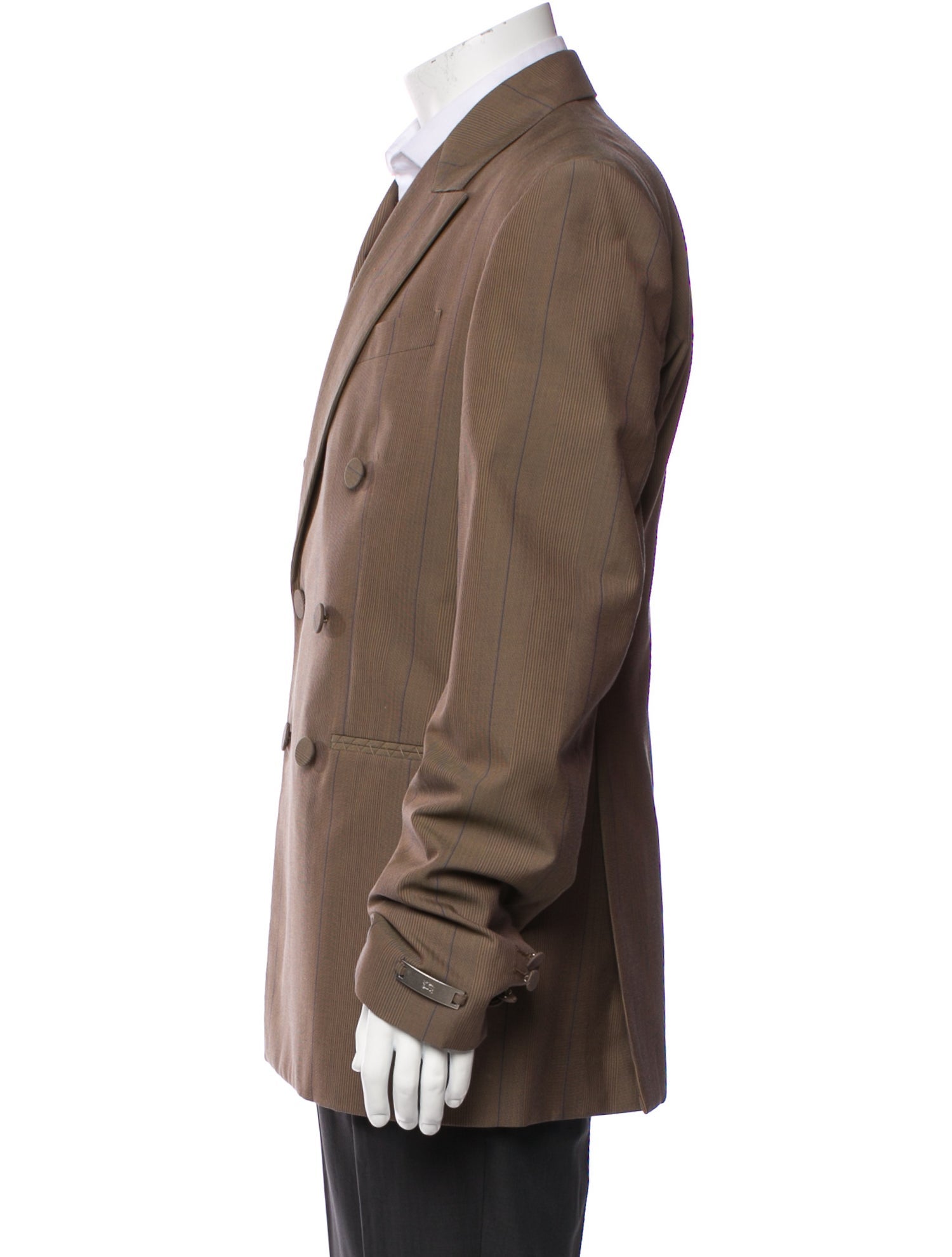 Burberry Wool Striped Blazer